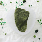 Yeşim Taşı Gua Sha Yüz Masaj Taşı Kaz Ayaklı