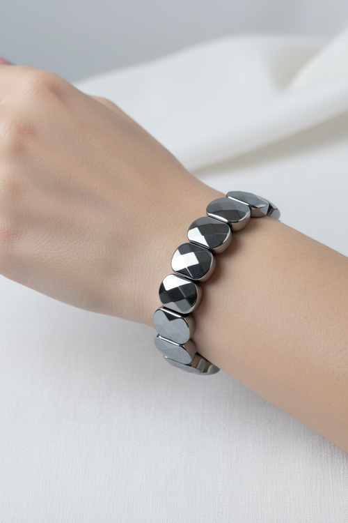 Trehartz Doğal Taş Geniş Kesim Bileklik