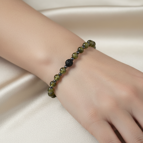 Zebercet, Hematit Zirkon Aparat Doğal Taş Bileklik