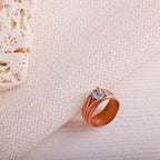 Sertifikalı Topaz 925 Ayar Gümüş Yüzük (SK:548)