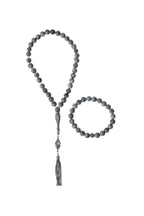 Sertifikalı Jasper Doğaltaş 925 Ayar Gümüş 8 mm İmameli Tesbih & Bileklik Seti