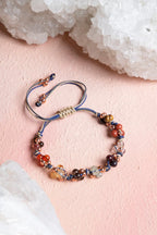 Sertifikalı Doğaltaş Makrome Bileklik – Oğlak Burcu