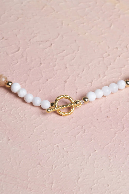 Sertifikalı İkizler Burcu Doğaltaş Kolye