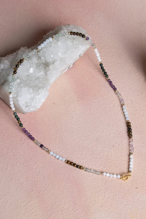 Sertifikalı Yengeç Burcu Doğal Taş Kolye