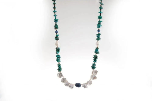 Afrika Asaleti, Firuze İnci Lapis Doğal Taş Kolye