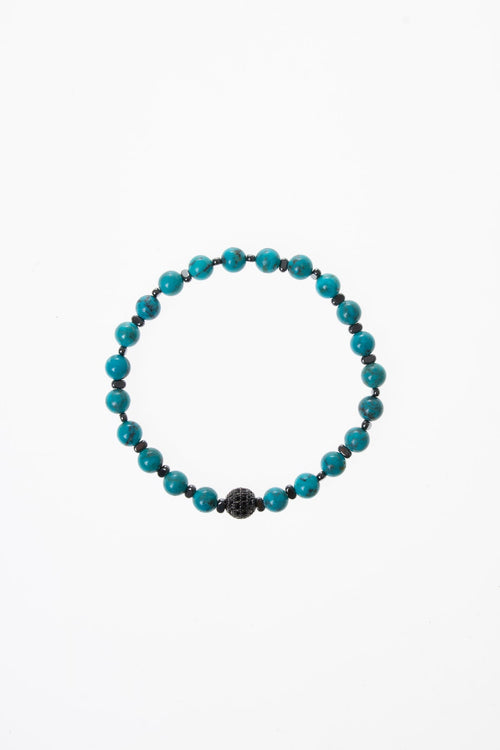 Sertifikalı Firuze (Turkuaz) 6 mm Doğaltaş Bileklik