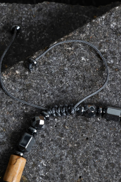 Sertifikalı Orijinal Jasper Hematit Doğal Taş Bileklik