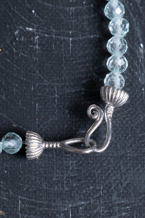 Topaz Gümüş Aparatlı Doğal Taş Bileklik 4 mm - Görsel 4 - Safnaturel