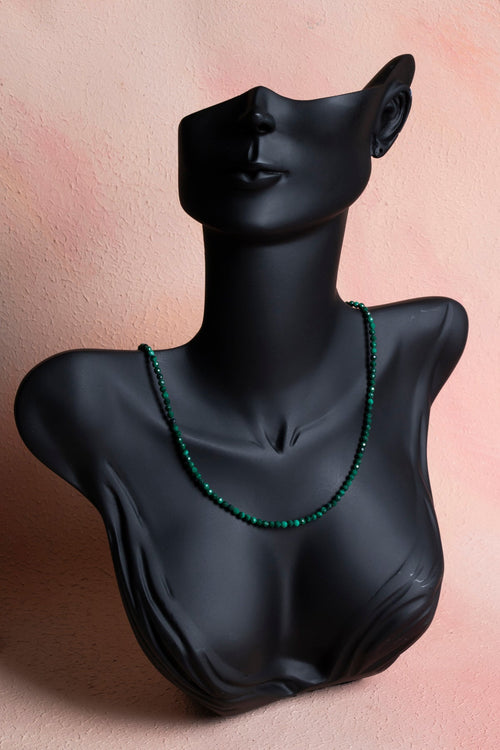 Sertifikalı Malahit Doğaltaş Kolye