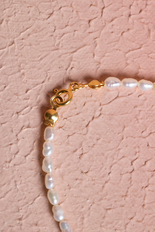 Sertifikalı İnci – Aventurin Gümüş Kapama Doğaltaş Bileklik