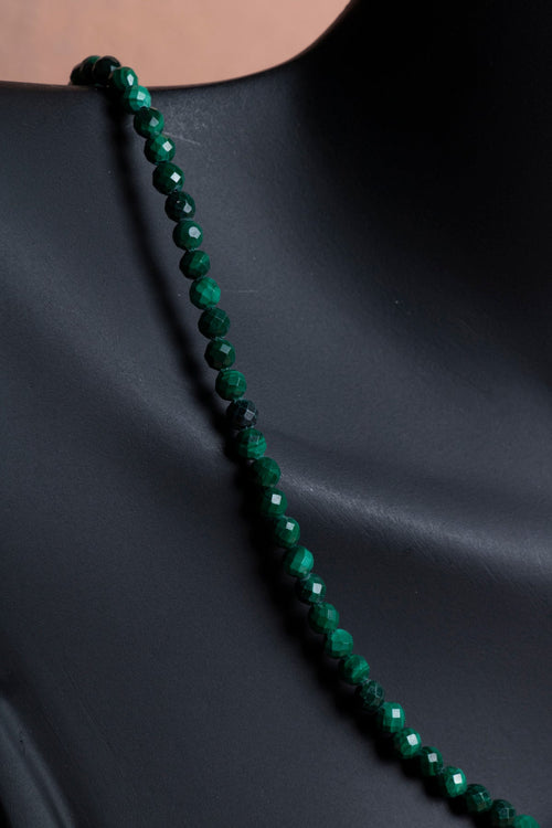 Sertifikalı Malahit Doğaltaş Kolye