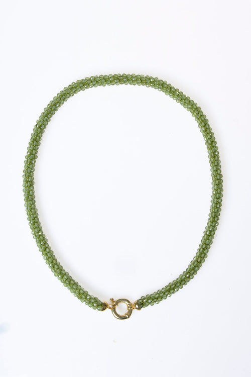 Sertifikalı El İşçiliği Örme Zebercet Gümüş Kapama Doğaltaş Kolye