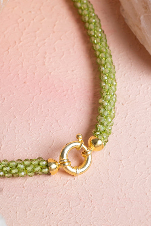 Sertifikalı El İşçiliği Örme Zebercet Gümüş Kapama Doğaltaş Kolye