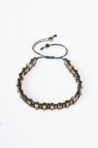 Hematit Doğaltaş Makrome Bileklik