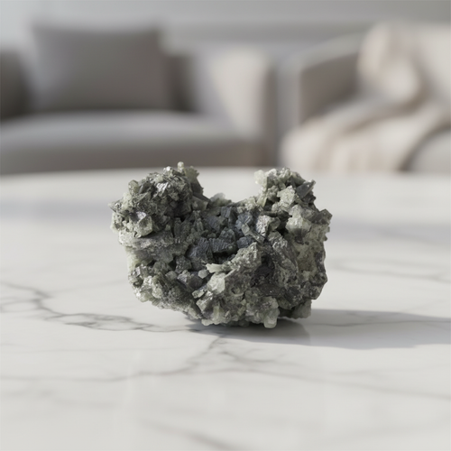 Prehnite Natural Stone Raw Piece – Safnaturel (62.3 gr)