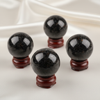 Tourmaline Natural Stone Stand Sphere – Safnaturel (270 gr)