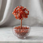 Akik Doğal Taş Cam Kaseli Tel Sarmalı Ağaç – Safnaturel (155 gr)