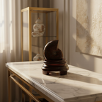 Ammonite Fosil Standlı Parça – Safnaturel (186 gr)