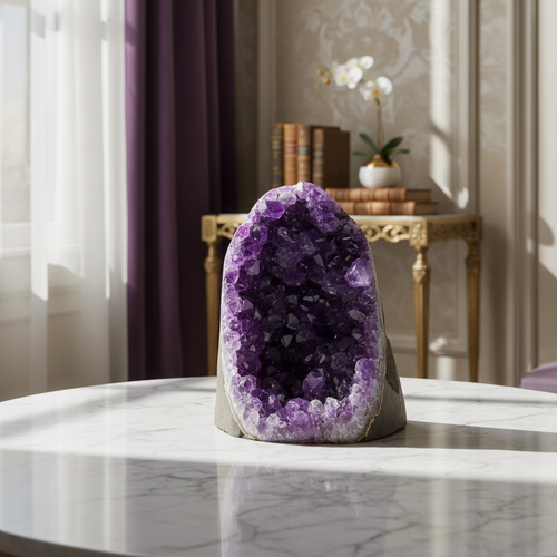 Ametist Doğal Taş Ham Parça – Safnaturel (520 gr)