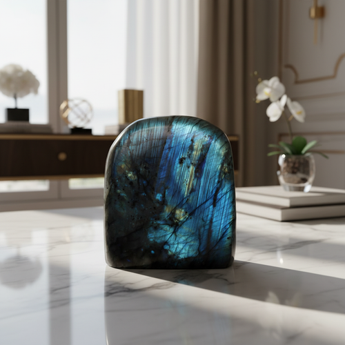 Labradorit Doğal Taş Parça – Safnaturel (1372 gr)