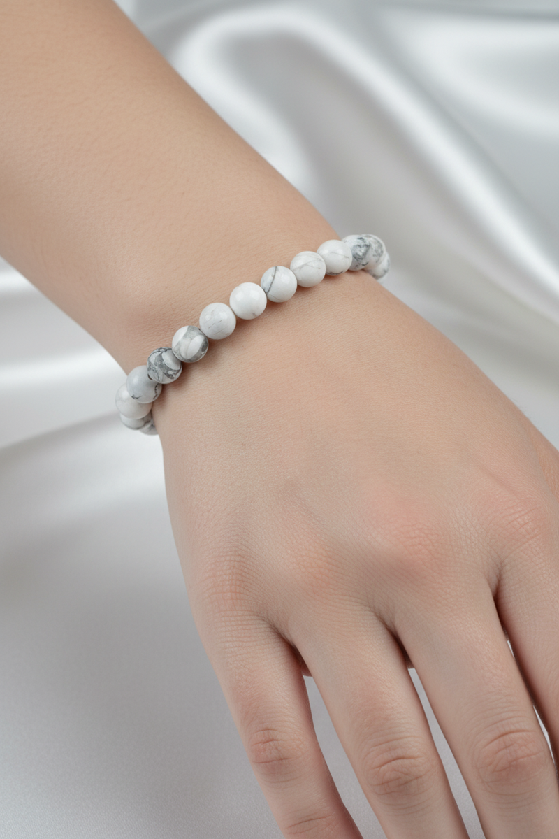 Havlit 6mm Doğal Taş Bileklik - Görsel 1 - Safnaturel