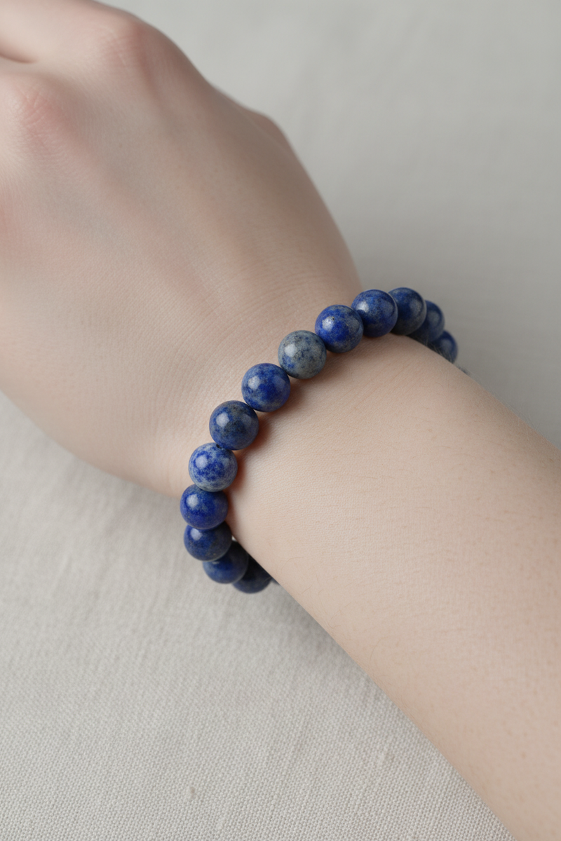 Lapis Lazuli 8mm Doğal Taş Bileklik - Görsel 1 - Safnaturel