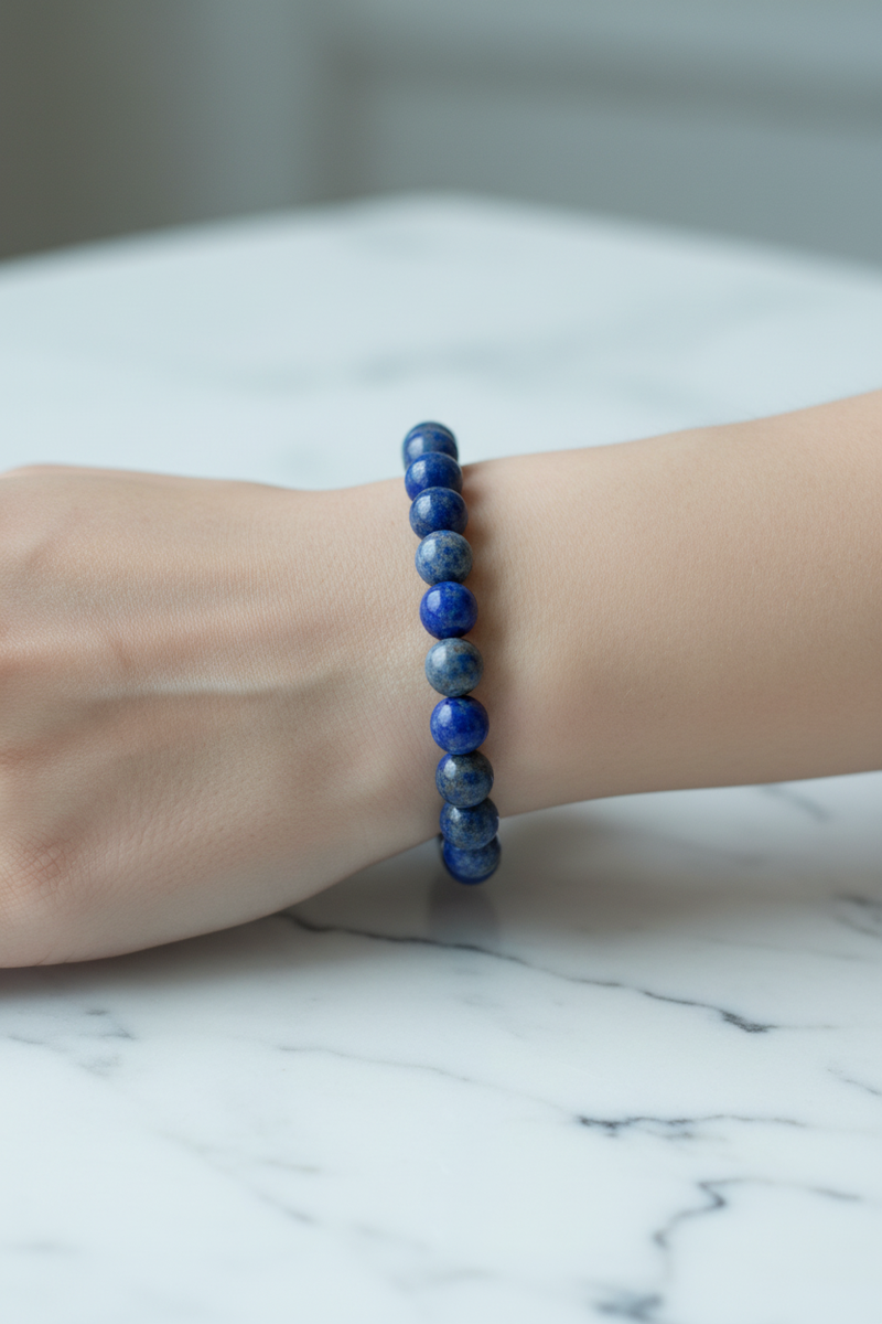 Lapis Lazuli 8mm Doğal Taş Bileklik - Görsel 2 - Safnaturel