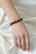 Kaplan Gözü 8mm Doğal Taş Bileklik