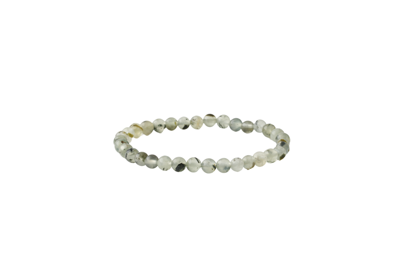 Prehnit 6mm Doğal Taş Bileklik