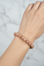 Güneş Taşı 10mm Doğal Taş Bileklik - Görsel 1 - Safnaturel