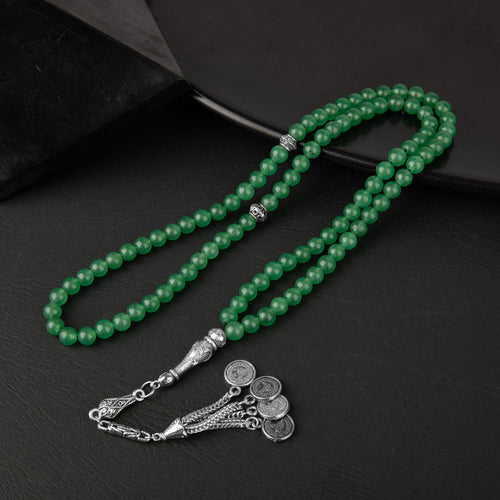 Yeşil Aventurin Doğal Taş Tesbih 99luk - 6mm