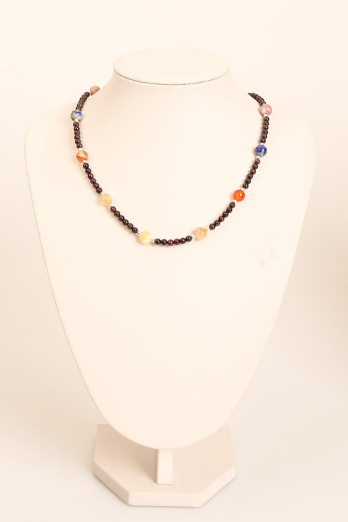 Aslan Burcu Doğal Taş Gümüş Kapamalı Kolye Bileklik Seti - Görsel 2 - Safnaturel