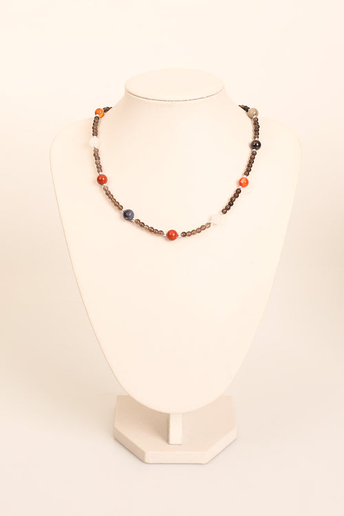 Oğlak Burcu Doğal Taş Gümüş Kapamalı Kolye Bileklik Seti - Görsel 3 - Safnaturel