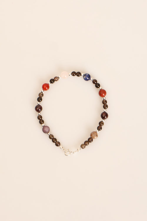 Oğlak Burcu Doğal Taş Gümüş Kapamalı Kolye Bileklik Seti - Görsel 4 - Safnaturel