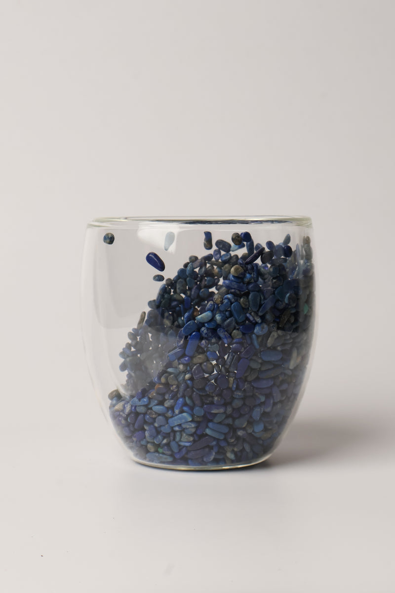 Lapis Lazuli Doğal Taşlı Bardak