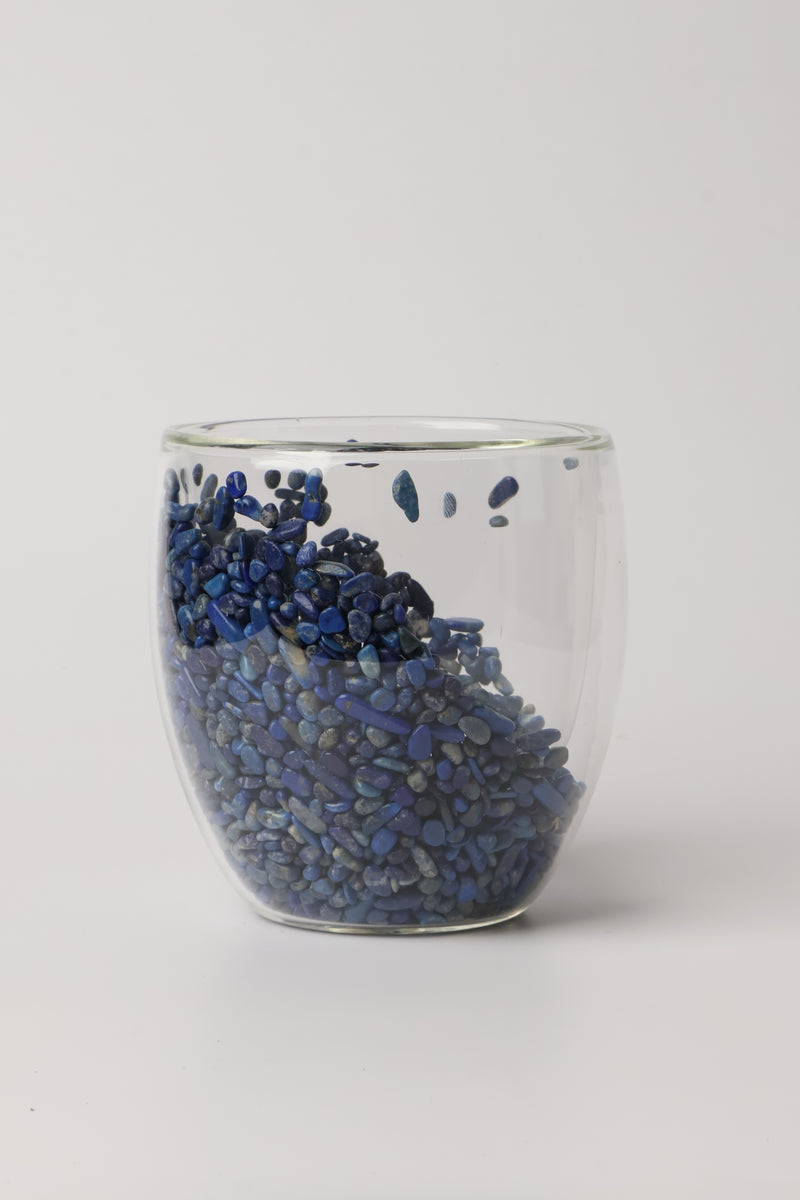 Lapis Lazuli Doğal Taşlı Bardak