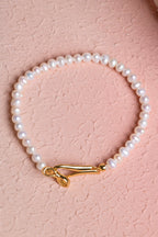 İnci Doğaltaş 925 Ayar Gümüş Bileklik