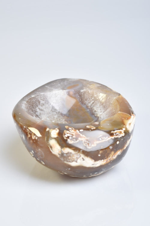 Akik Doğal Taş Kase