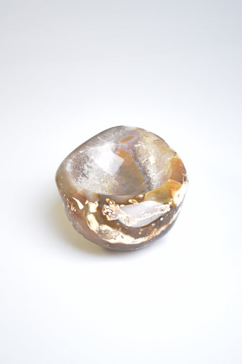 Akik Doğal Taş Kase