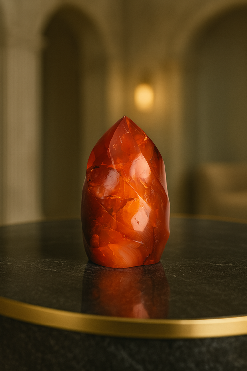 Akik Doğal Taş Piramit