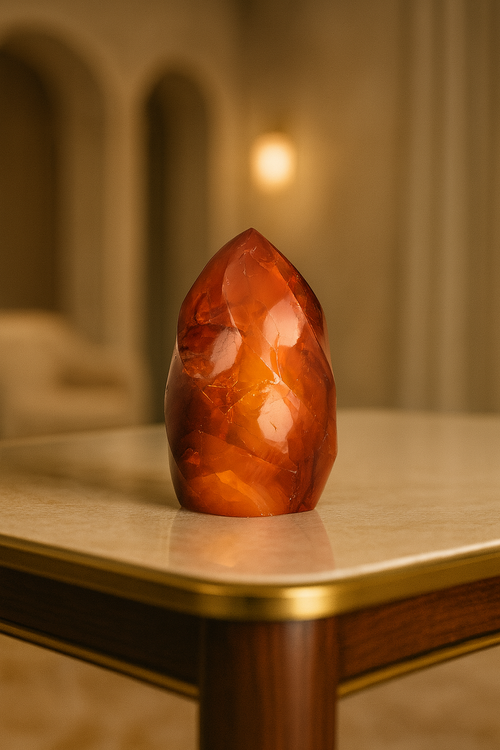 Akik Doğal Taş Piramit