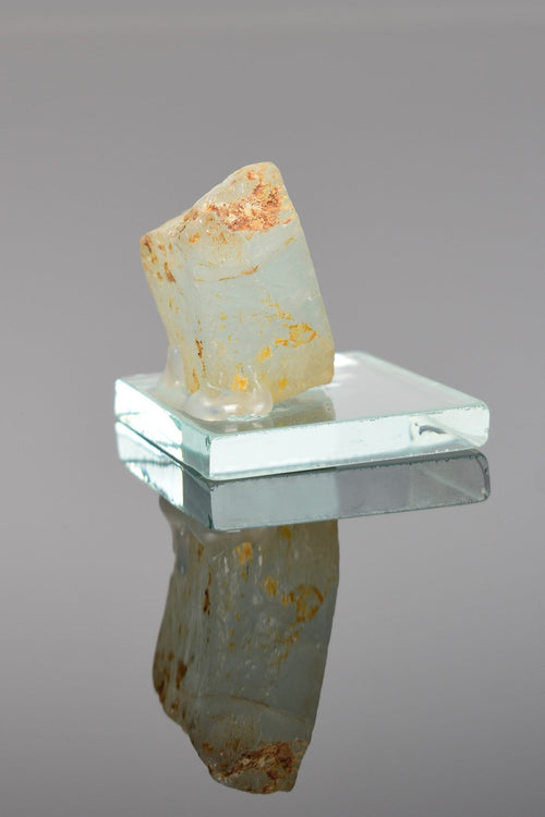 Akuamarin Doğal Taş Standlı Ham Parça