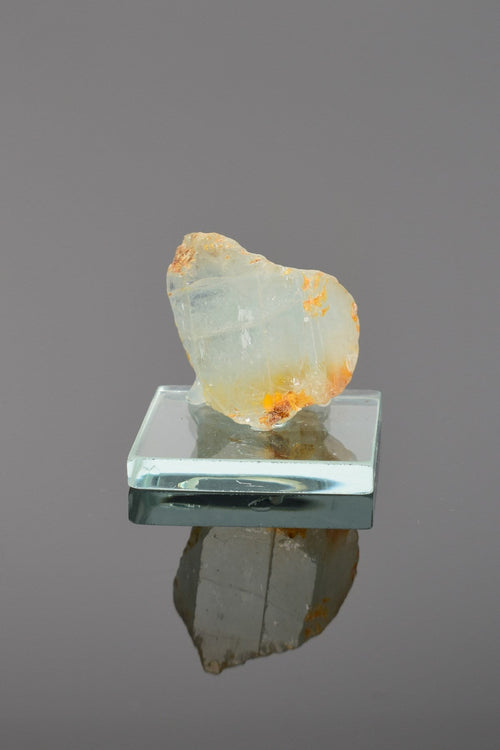 Akuamarin Doğal Taş Standlı Ham Parça