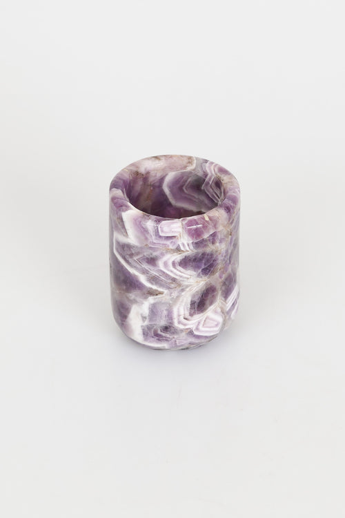 Ametist Doğal Taş Bardak