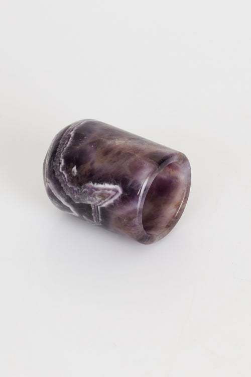 Ametist Doğal Taş Bardak