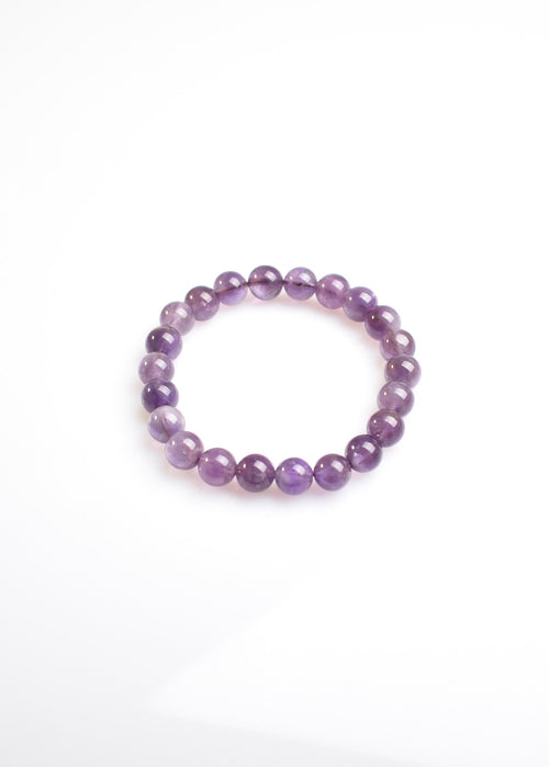 Ametist Doğal Taş Bileklik 8 mm - Görsel 5 - Safnaturel