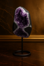 Ametist Doğal Taş Standlı Ham Parça