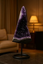 Ametist Doğal Taş Standlı Ham Parça