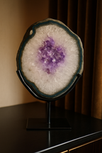 Ametist Doğal Taş Standlı Jeod