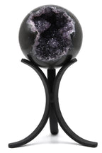 Ametist Doğal Taş Standlı Küre | Mor Kristal Koleksiyon ve Dekoratif Doğal Taş Obje